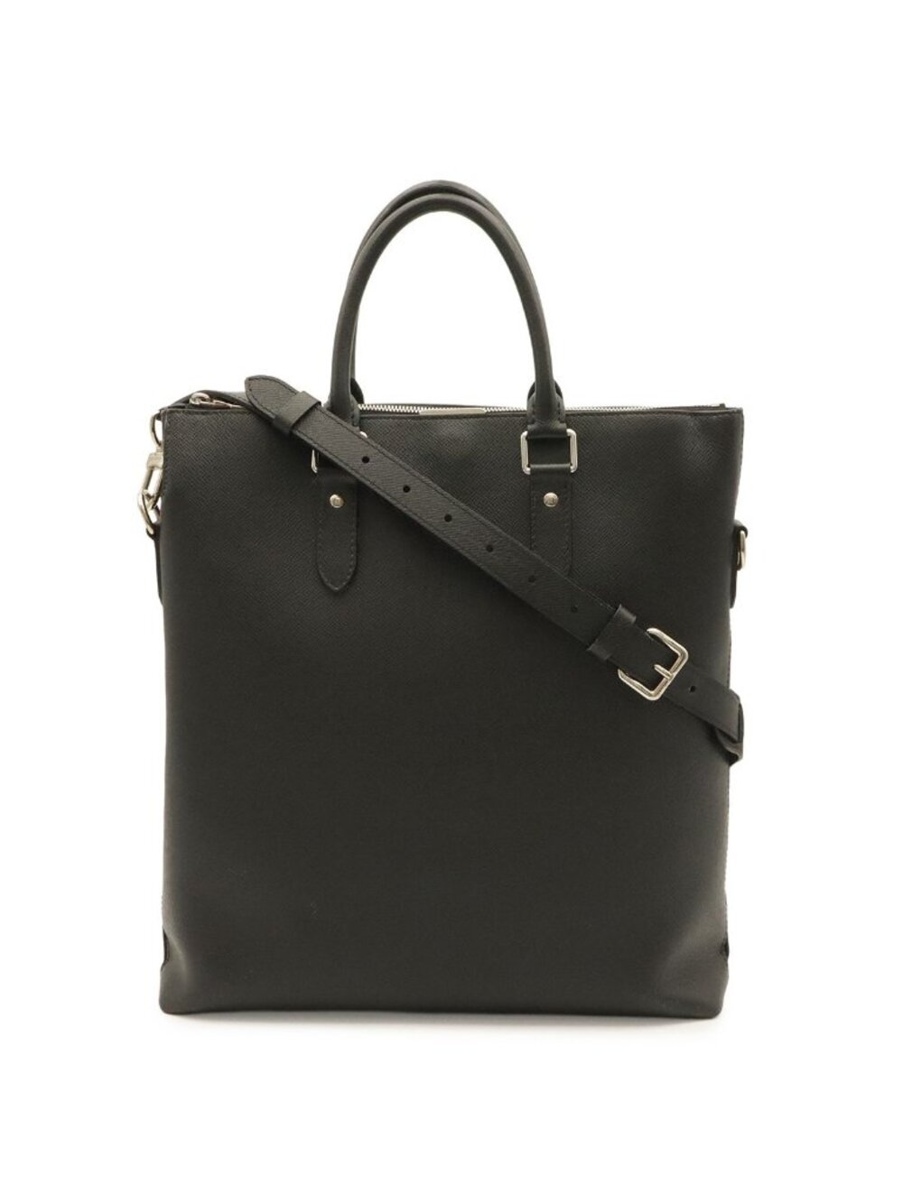 Louis Vuitton Taiga Anton Tote 2-Way Shoulder Bag Crossbody Leather Noir Black